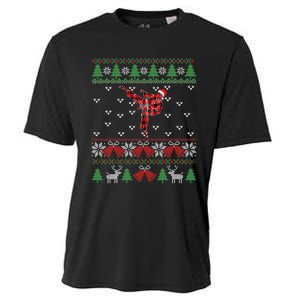 Merry Kickmas Karate Santa Martial Arts Funny Cooling Performance Crew T-Shirt