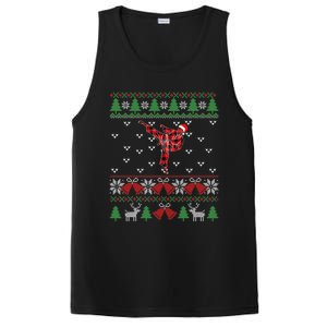 Merry Kickmas Karate Santa Martial Arts Funny PosiCharge Competitor Tank