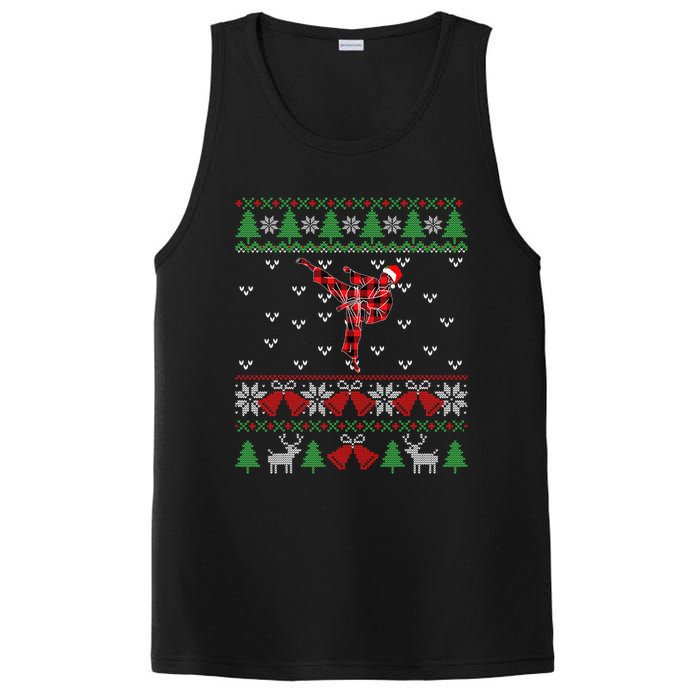 Merry Kickmas Karate Santa Martial Arts Funny PosiCharge Competitor Tank