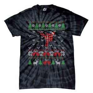 Merry Kickmas Karate Santa Martial Arts Funny Tie-Dye T-Shirt