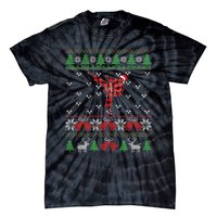 Merry Kickmas Karate Santa Martial Arts Funny Tie-Dye T-Shirt