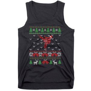 Merry Kickmas Karate Santa Martial Arts Funny Tank Top