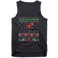 Merry Kickmas Karate Santa Martial Arts Funny Tank Top