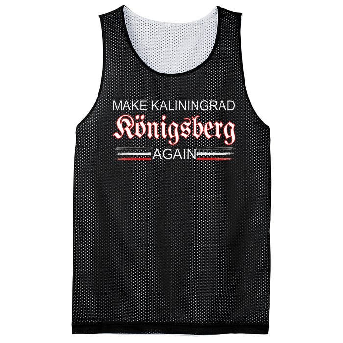 Make Kaliningrad Konigsberg Again East Prussia Prussia Mesh Reversible Basketball Jersey Tank