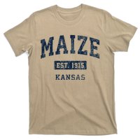 Maize Kansas Ks Vintage Established T-Shirt