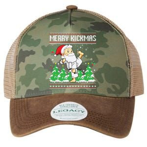 Merry Kickmas Karate Jiu Jitsu Martial Arts Christmas Legacy Tie Dye Trucker Hat