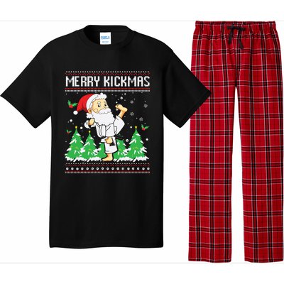 Merry Kickmas Karate Jiu Jitsu Martial Arts Christmas Pajama Set