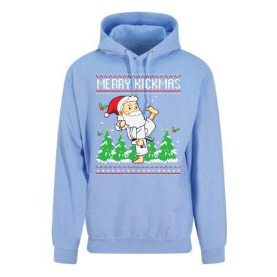 Merry Kickmas Karate Jiu Jitsu Martial Arts Christmas Unisex Surf Hoodie