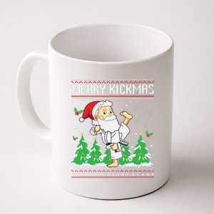 Merry Kickmas Karate Jiu Jitsu Martial Arts Christmas Coffee Mug