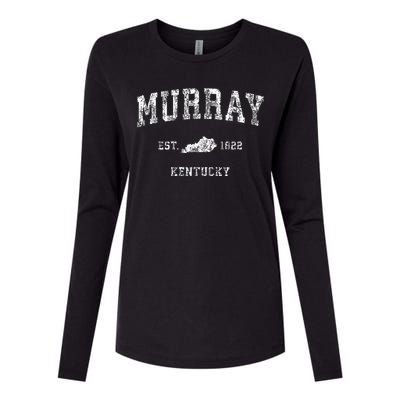 Murray Kentucky Ky Vintage Athletic Sports Design Womens Cotton Relaxed Long Sleeve T-Shirt