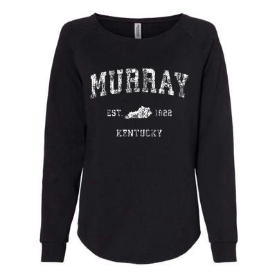 Murray Kentucky Ky Vintage Athletic Sports Design Womens California Wash Sweatshirt