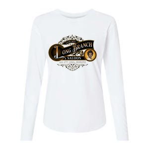 Miss KittyS Long Branch Saloon Classic Tv Western Womens Cotton Relaxed Long Sleeve T-Shirt