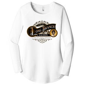 Miss KittyS Long Branch Saloon Classic Tv Western Women's Perfect Tri Tunic Long Sleeve Shirt