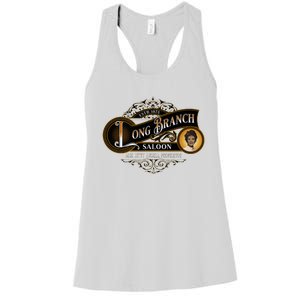 Miss KittyS Long Branch Saloon Classic Tv Western Women's Racerback Tank