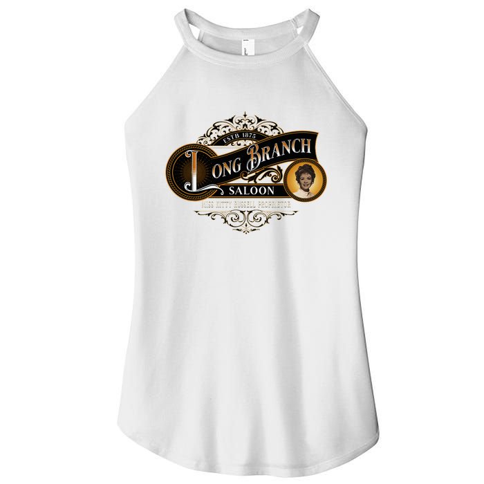 Miss KittyS Long Branch Saloon Classic Tv Western Women's Perfect Tri Rocker Tank