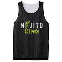 Mojito King Love Mojitos Drink Bartender Gifts Mesh Reversible Basketball Jersey Tank