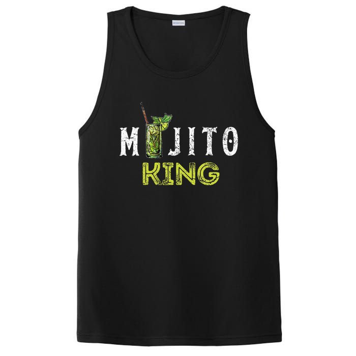 Mojito King Love Mojitos Drink Bartender Gifts PosiCharge Competitor Tank