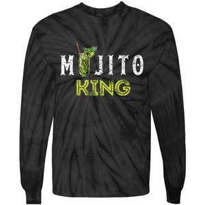 Mojito King Love Mojitos Drink Bartender Gifts Tie-Dye Long Sleeve Shirt