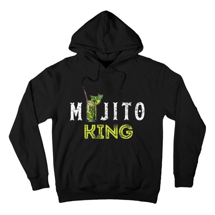 Mojito King Love Mojitos Drink Bartender Gifts Tall Hoodie