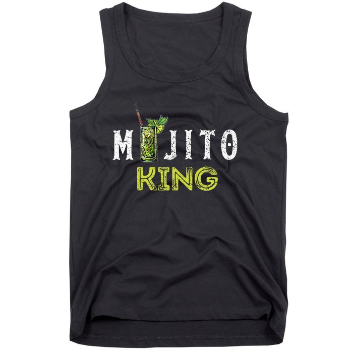 Mojito King Love Mojitos Drink Bartender Gifts Tank Top