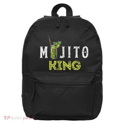 Mojito King Love Mojitos Drink Bartender Gifts 16 in Basic Backpack