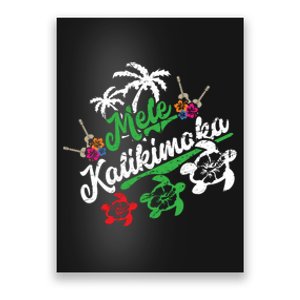 Mele Kalikimaka Long Sleeve Fun Merry Christmas Long Sleeve Poster