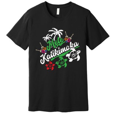 Mele Kalikimaka Long Sleeve Fun Merry Christmas Long Sleeve Premium T-Shirt