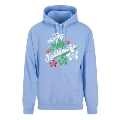 Mele Kalikimaka Long Sleeve Fun Merry Christmas Long Sleeve Unisex Surf Hoodie