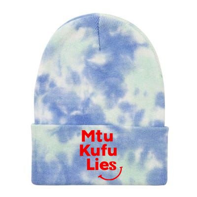 Mtu Kufu Lies Tie Dye 12in Knit Beanie