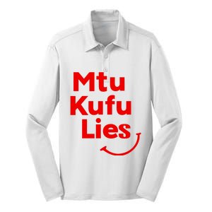 Mtu Kufu Lies Silk Touch Performance Long Sleeve Polo