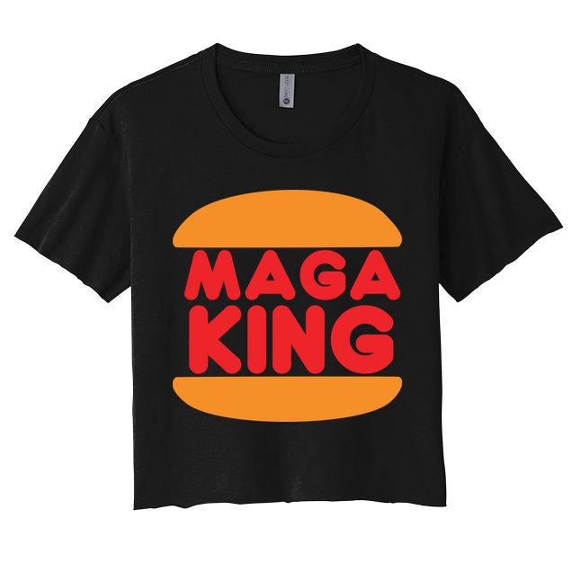 MAGA King Logo Crop Top