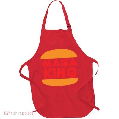 MAGA King Logo Full-Length Apron With Pockets