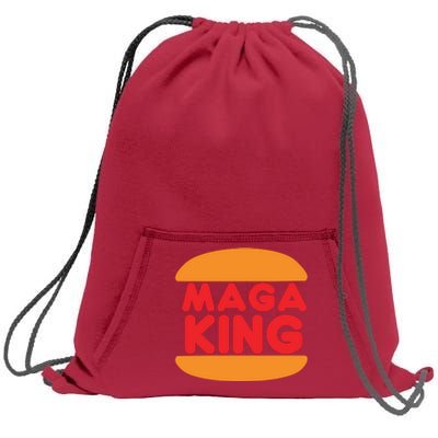 MAGA King Logo Sweatshirt Cinch Pack Bag