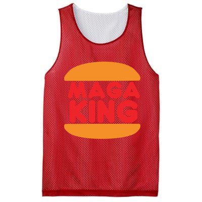 MAGA King Logo Mesh Reversible Basketball Jersey Tank