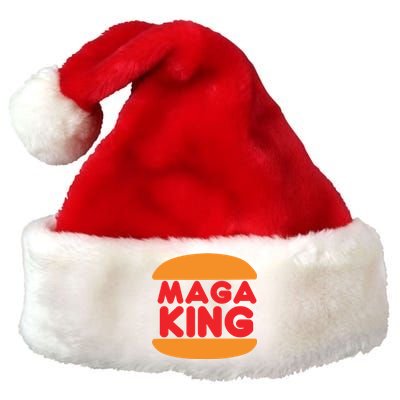 MAGA King Logo Premium Christmas Santa Hat