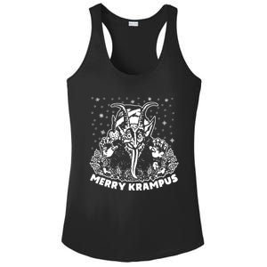 Merry Krampus Ladies PosiCharge Competitor Racerback Tank