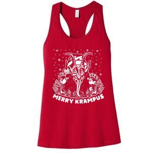 Merry Krampus Women's Racerback Tank