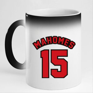 Mahomes Kc 11oz Black Color Changing Mug