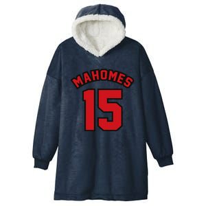 Mahomes Kc Hooded Wearable Blanket