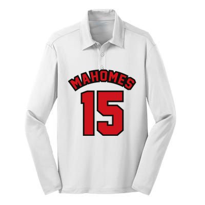 Mahomes Kc Silk Touch Performance Long Sleeve Polo