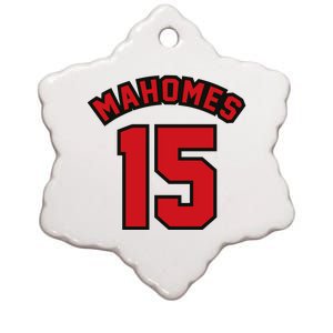 Mahomes Kc Ceramic Star Ornament