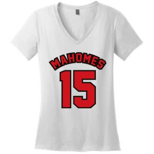 Mahomes Kc Women's V-Neck T-Shirt