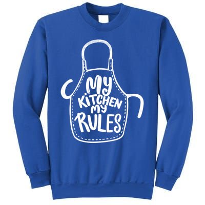 My Kitchen My Rules Design Funny Cooking Mom Dad Chefs Great Gift Sweatshirt