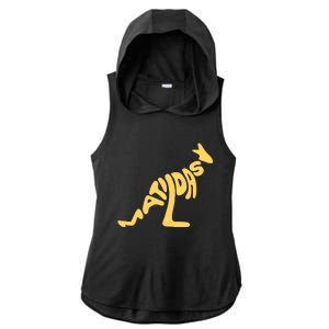 Matildas Kangaroo Ladies PosiCharge Tri-Blend Wicking Draft Hoodie Tank