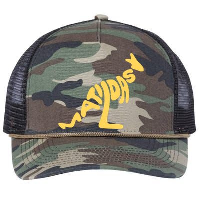 Matildas Kangaroo Retro Rope Trucker Hat Cap