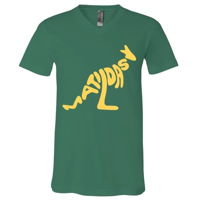 Matildas Kangaroo V-Neck T-Shirt