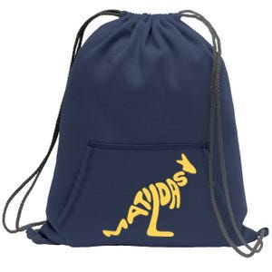 Matildas Kangaroo Sweatshirt Cinch Pack Bag