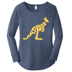 Matildas Kangaroo Women's Perfect Tri Tunic Long Sleeve Shirt