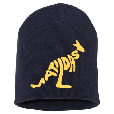 Matildas Kangaroo Short Acrylic Beanie