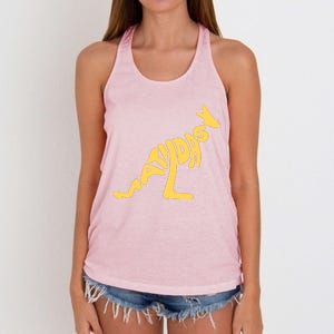 Matildas Kangaroo Women's Knotted Racerback Tank